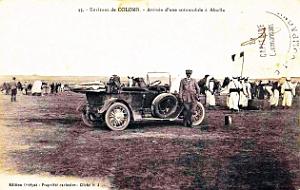 1457- Abadla - Automobile du General en visite